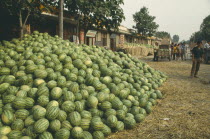 Watermelons for sale.