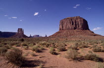 Panoramic view of The Mittens and other monoliths