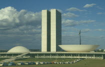 Palace of National Congress. The dishes house the Senate Chamber and House of Deputies