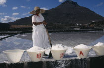 Sixty-seven year old female salt pan worker.