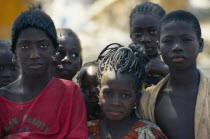 Senegalese refugee children from Casamance