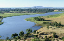 View over lake  the source of the Blue Nile.