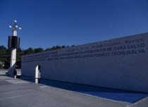 Wall erected to mark the millennium