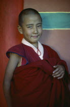 Portrait of a novice Buddhist monk.