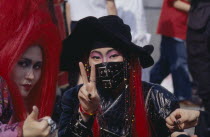 Teenage punk girls in Yoyogi Park