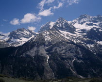 South East of Cirque Gavarnie. The Marbore mountain is on the border with Spain  3248 m