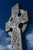 Melrose Abbey. Celtic cross