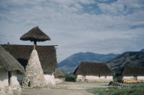 Catholic mission bell tower in ancient Ika village administrative centre of Nabusimaque since Capuchins left in 1978American Center Christian Colombian South America Columbia Hispanic Latin America...