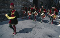 The Contrada Parade at the Palio.church