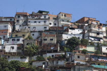 La Planicie community above main highway leaving the hillside town and en route to La Guaira and the national airport