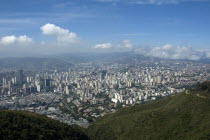 The city as viewed from the Avila Mountain