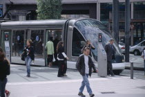 Strasbourg. Modern style tram