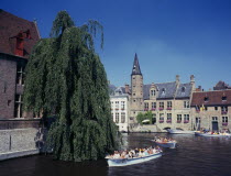 Boat trips on the canal. Flemish Region