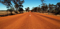 Outback wilderness dust road.WA Antipodean Aussie Australian Oceania Oz