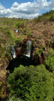 Vertical Panorama Florence Falls - Outback  Antipodean Aussie Australian Firenze Oceania Oz