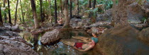 Panorama of the Zebedee Springs on El Questro HomesteadAntipodean Aussie Australian Oceania Oz