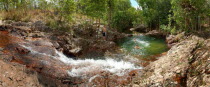 Panorama of the Buley Rock Hole Swimming HoleAntipodean Aussie Australian Oceania Oz