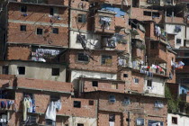 Typical low income dwellings in the Petare district