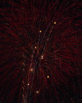 Japan, Kyoto, Hanabi Fireworks display or Flowers Of Fire.