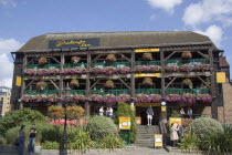 Dickens Inn pub and restaurant in St Catherine s dock.United Kingdom Great Britain UK