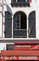 The Basque seaside resort on the Atlantic coast. Boulangerie bakery in the commercial centre of the town.