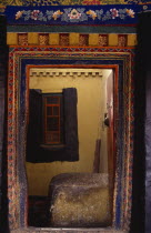 Detail of doorway in the Jokhang monastery.