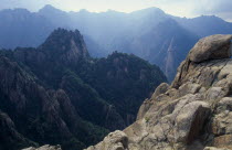 Neighbouring mountains from Chipsonbong Peak.