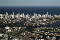 Broadbeach from the airAerial  Gold Coast Antipodean Aussie Australian Oceania Oz