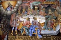 Fresco  Nativity Church  Rila Monastery.TravelTourismHolidayVacationAdventureExploreRecreationLeisureSightseeingTouristAttractionTourHistoryHistoricHistoricalNativityChurchReligionR...