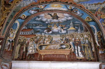 Fresco  Nativity Church  Rila Monastery.TravelTourismHolidayVacationAdventureExploreRecreationLeisureSightseeingTouristAttractionTourHistoryHistoricHistoricalNativityChurchReligion...