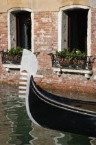 The bow or Ferro of a gondola