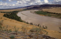 River landscape near Zhongwei.