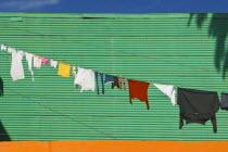 Washing drying in La Boca.ColourArgentinaLa BocaHolidaysTourismTravelBuenos AiresSouth AmericaGreenLaundryClothesAmerican Argentinian Color Hispanic Latin America Latino Clean Cleaning Lau...