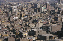 Elevated view over city rooftopsAfrican Middle East North Africa