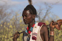 HamerJumping of the Bulls initiation ceremony  Hamer man