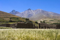 Between Kabul and Bamiyan  farm house near the Hajigak pass