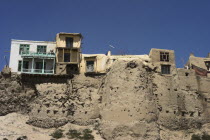 Houses inside ancient walls of Citadel  The citadel was destroyed during First Anglo Afghan war since rebuilt still used as a military garrisonJane Sweeney