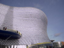 Exterior detail of Selfridges department store in the Bullring shopping centre.