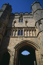 Battle Abbey. Part view of the The Gatehouse