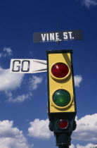 Universal Studios. Vine Street Traffic lights