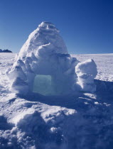 Igloo at summit of Mannlichen Mountain