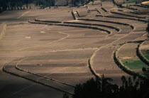 Contour ploughing and terraces near Pisac.