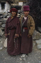 Two Buddhist nuns.