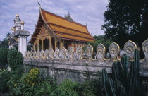 Wat Nong Sikhuawang with cacti in the foreground.