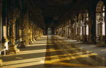 The Royal Palace of Herrenchiemsee interior. Built by Ludwig II. Situated on the island of Herreninsel in the middle of the Chiemsee  Bavavia s largest lake.