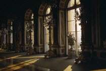 The Royal Palace of Herrenchiemsee interior. Built by Ludwig II. Situated on the island of Herreninsel in the middle of the Chiemsee  Bavavia s largest lake.