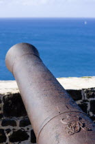 Pigeon Island National Historic Park Cannon at Fort Rodney pointing out to seaCaribbean West Indies Windward Islands History  Caribbean West Indies Windward Islands History