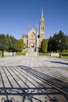 St Macartans Cathedral with shadow of its main gate Ireland Eire Cathedrals Religion Architecture