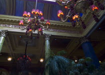 Interior of the Cafe Vaudeville bar and restaurant in Arthur Street. Building used to be a Bank.Bal Feirste Eire European Irish Northern Europe Republic Ireland Poblacht na hireann Bistro Inn Taver...