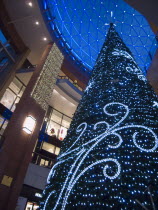 Victoria Square shopping centre decorated for Christmas.Beal Feirste Center Cultural Cultures Eire European Irish Northern Europe Order Fellowship Guild Club Republic Xmas Ireland Poblacht na hirean...